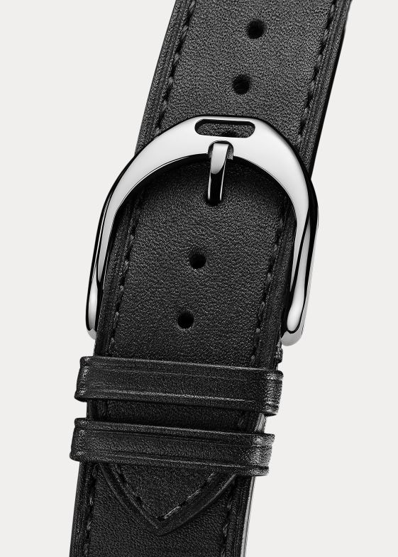 cadran alb cu crono bărbați Ralph Lauren oțel cronograf mare 046882807