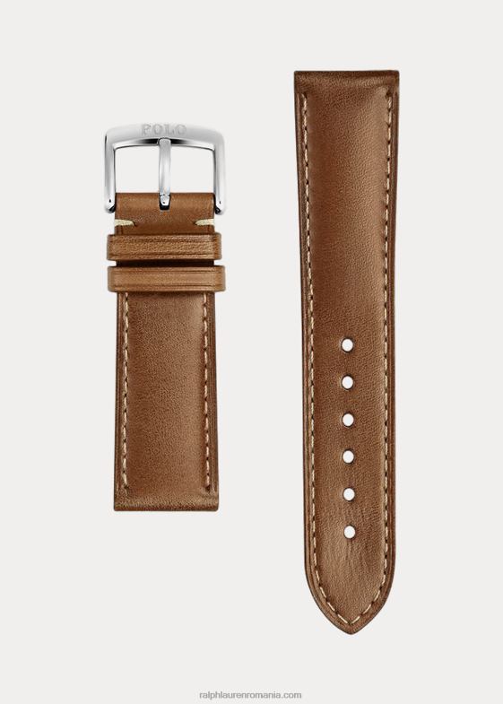 vițel bronzat bărbați Ralph Lauren curea de ceas din piele de vițel 046882825