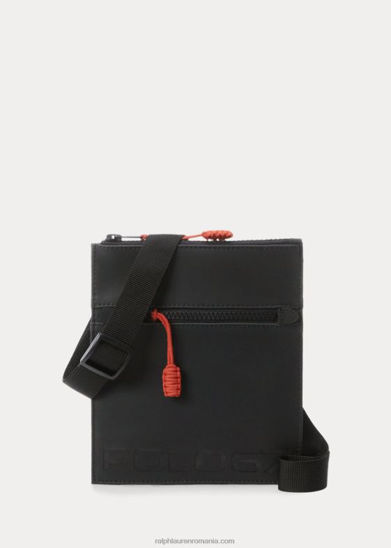 negru bărbați Ralph Lauren geantă tip crossbody polo mirum 046882301