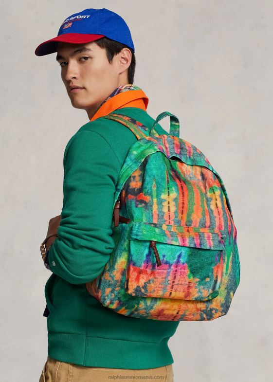 tie colorant bărbați Ralph Lauren rucsac din pânză tie-dye 046882347