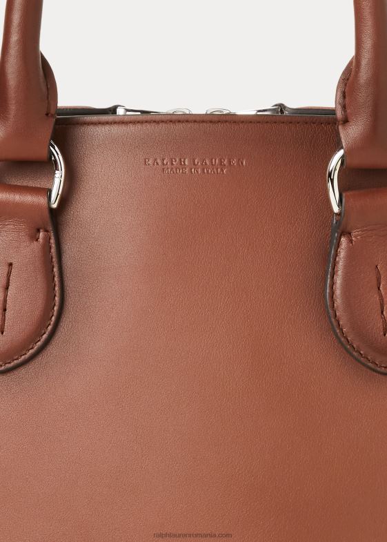 castan bărbați Ralph Lauren servieta voyager din piele de vițel lustruită 046882659