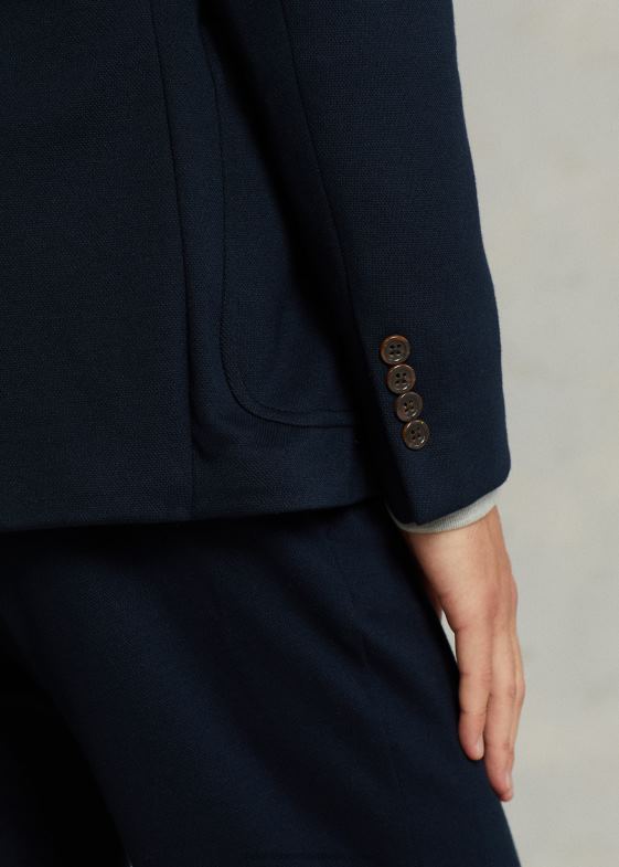 marina bărbați Ralph Lauren blazer polo din tricot moale 046881154