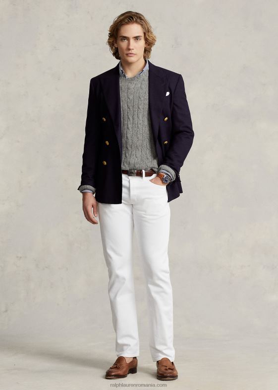 dover stretch alb bărbați Ralph Lauren blugi drepti varick slim 04688759