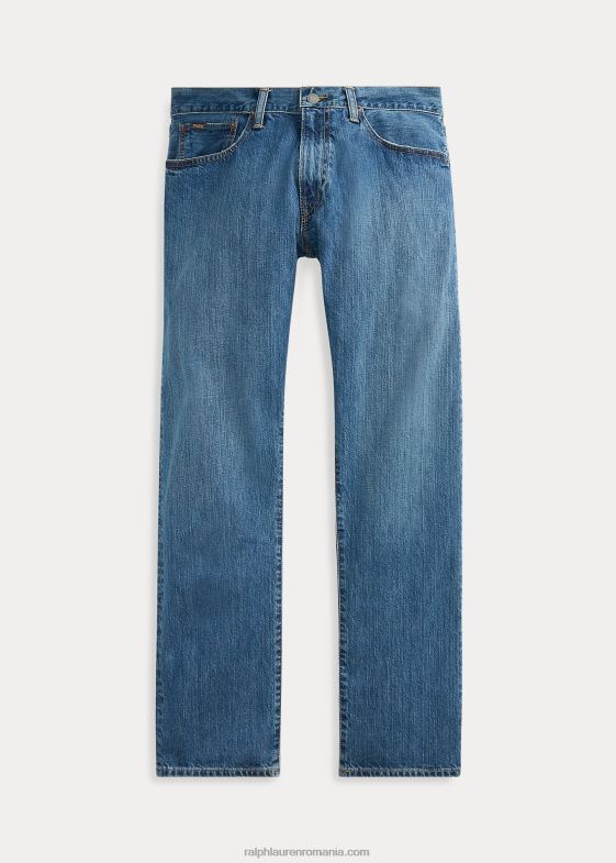 indigo mediu bărbați Ralph Lauren blugi drept relaxați Hampton 04688337