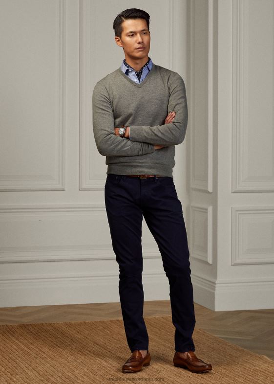 marina de regate bărbați Ralph Lauren blugi stretch slim fit 0468852