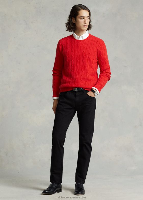 întindere neagră bărbați Ralph Lauren blugi drepti varick slim 04688409