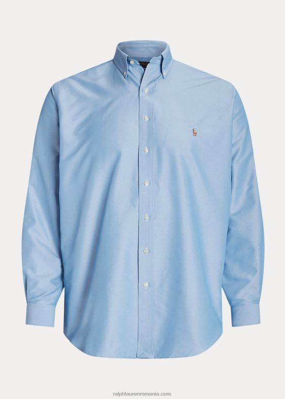 bsr albastru bărbați Ralph Lauren cămașă oxford stretch de performanță 046881445