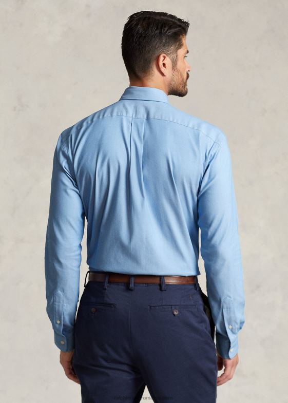 bsr albastru bărbați Ralph Lauren cămașă oxford stretch de performanță 046881445