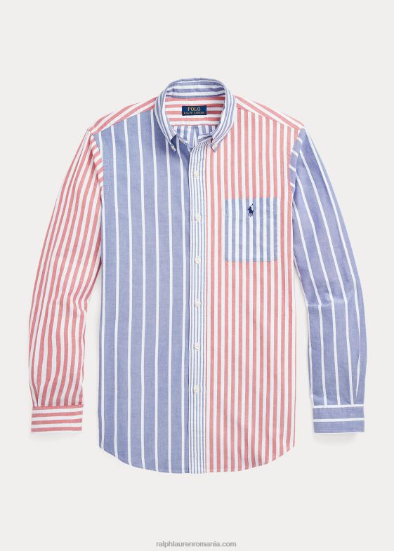 cămașă de distracție bărbați Ralph Lauren cămașă distractivă oxford cu dungi clasice 04688929