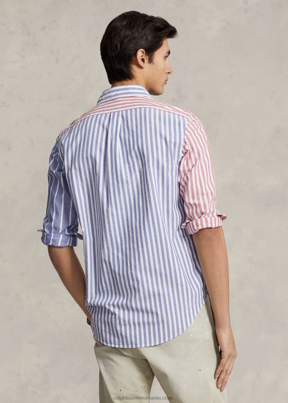 cămașă de distracție bărbați Ralph Lauren cămașă distractivă oxford cu dungi clasice 04688929