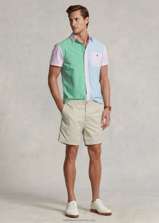 cămașă de distracție din vichy bărbați Ralph Lauren cămașă distractivă vichy cu potrivire clasică 04688894