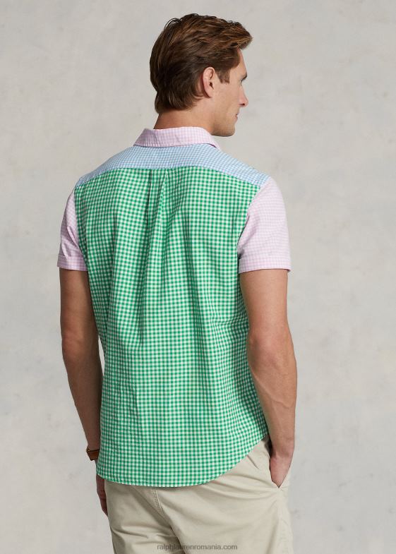 cămașă de distracție din vichy bărbați Ralph Lauren cămașă distractivă vichy cu potrivire clasică 04688894