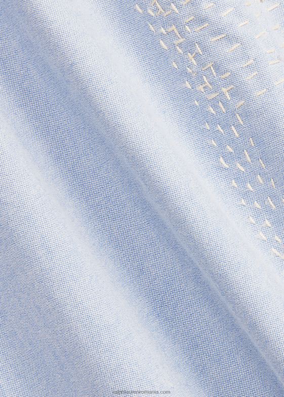 cămașă preppy reparată bărbați Ralph Lauren cămașă oxford distressed cu potrivire clasică 04688724