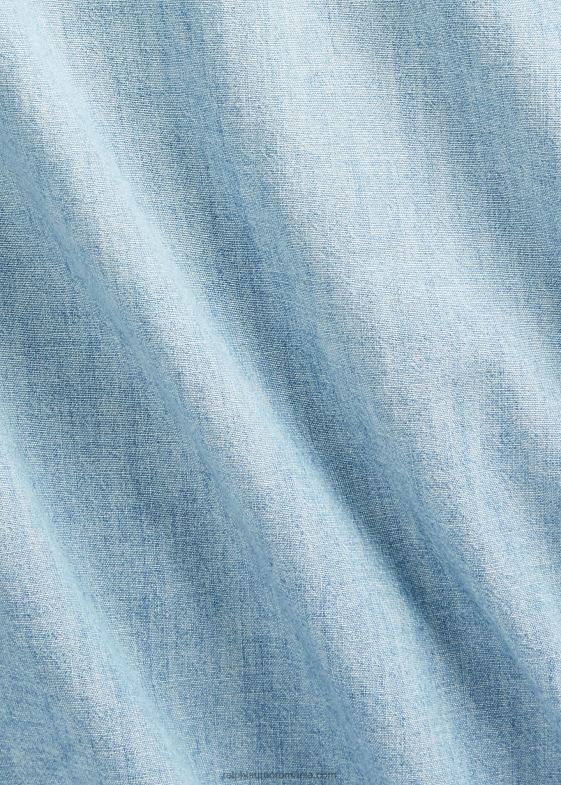 davey wash bărbați Ralph Lauren cămașă vestică din cambray slim fit 046881716