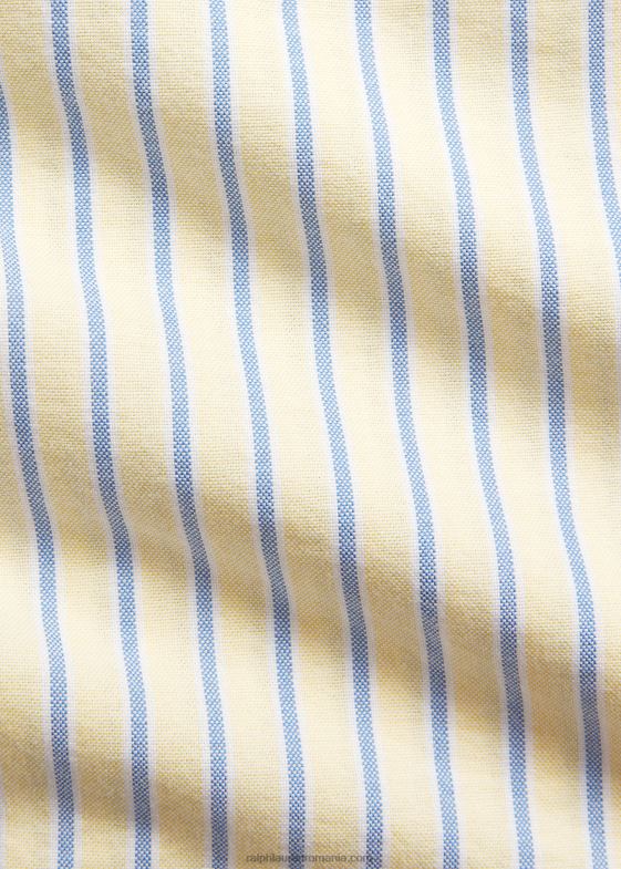 galben/blumarin multi bărbați Ralph Lauren cămașă oxford cu potrivire clasică 046881599