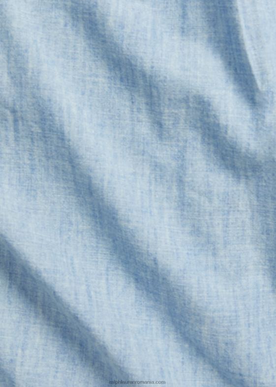 indigo deschis bărbați Ralph Lauren cămașă clasică din cambray 04688833