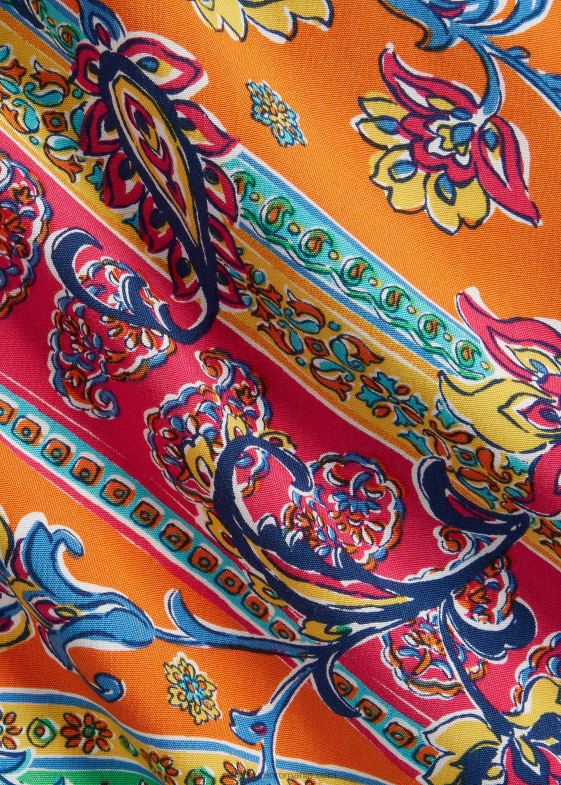 medalion provencal bărbați Ralph Lauren cămașă de tabără cu imprimeu patchwork 046881358