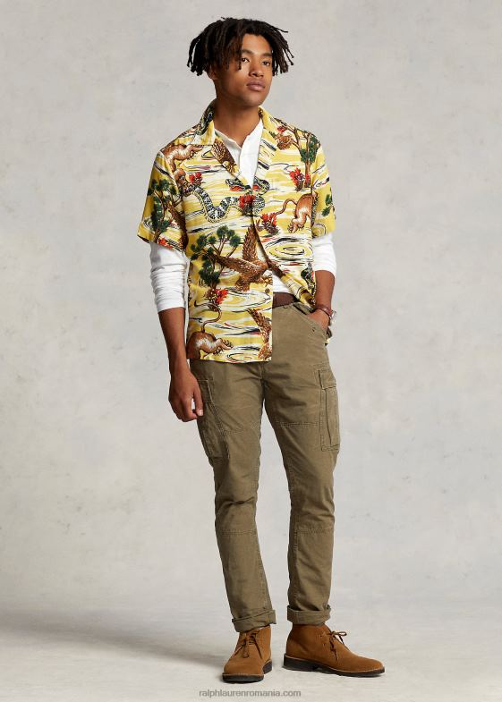 multi bărbați Ralph Lauren cămașă de tabără cu imprimeu 046881050
