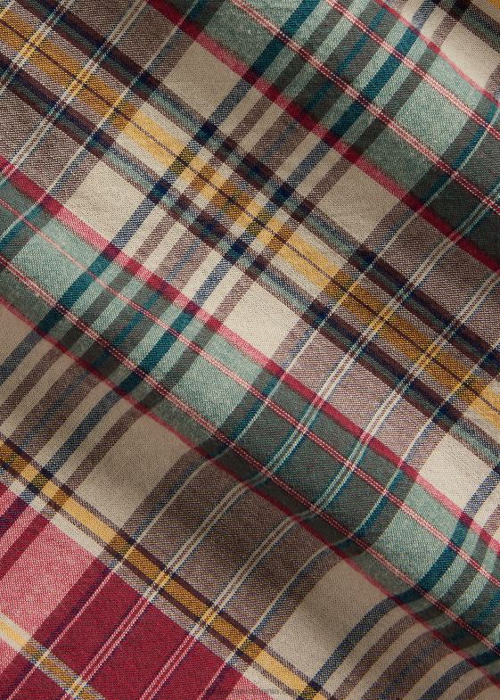 multi bej/rosu bărbați Ralph Lauren cămașă în carouri cu potrivire clasică 046888430