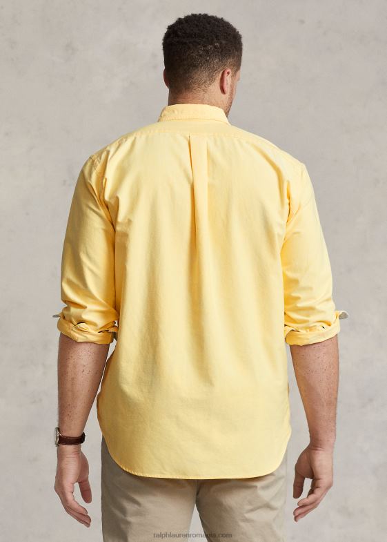 oxford galben bărbați Ralph Lauren emblematica cămașă oxford 046881438