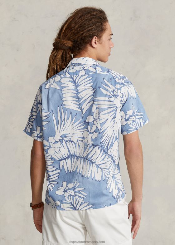 palme batik bărbați Ralph Lauren Cămașă de tabără din bumbac-in cu potrivire clasică 04688479