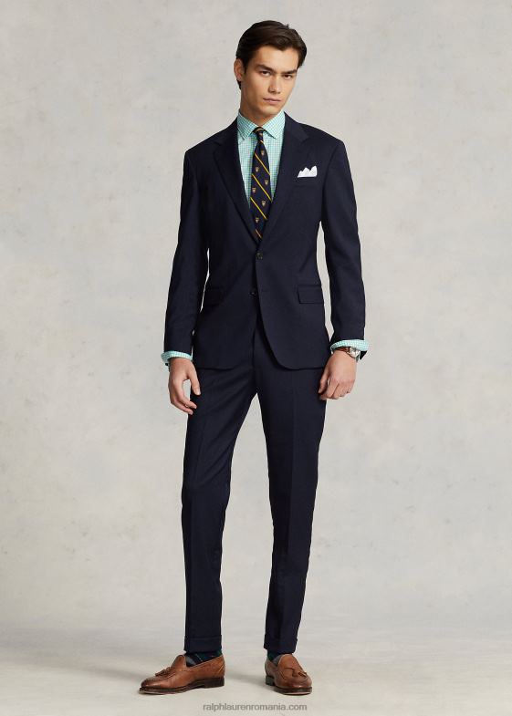 Key West verde/alb bărbați Ralph Lauren cămașă slim din poplin cu carouri 04688742