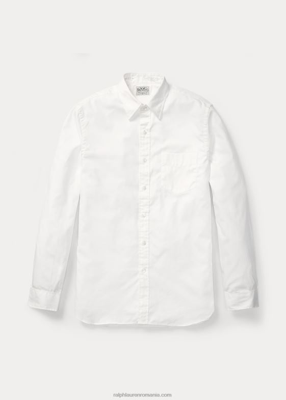 alb bărbați Ralph Lauren cămașă oxford precisă 046881758