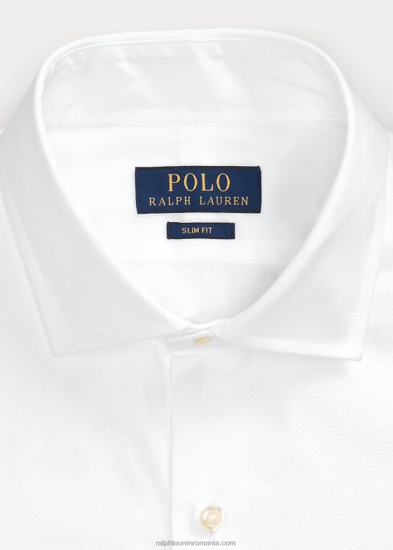 alb bărbați Ralph Lauren cămașă smoking slim fit 04688740