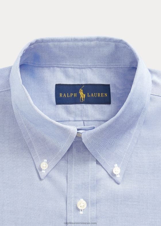 albastru alb bărbați Ralph Lauren cămașă oxford slim fit, ușor de întreținut 046881042