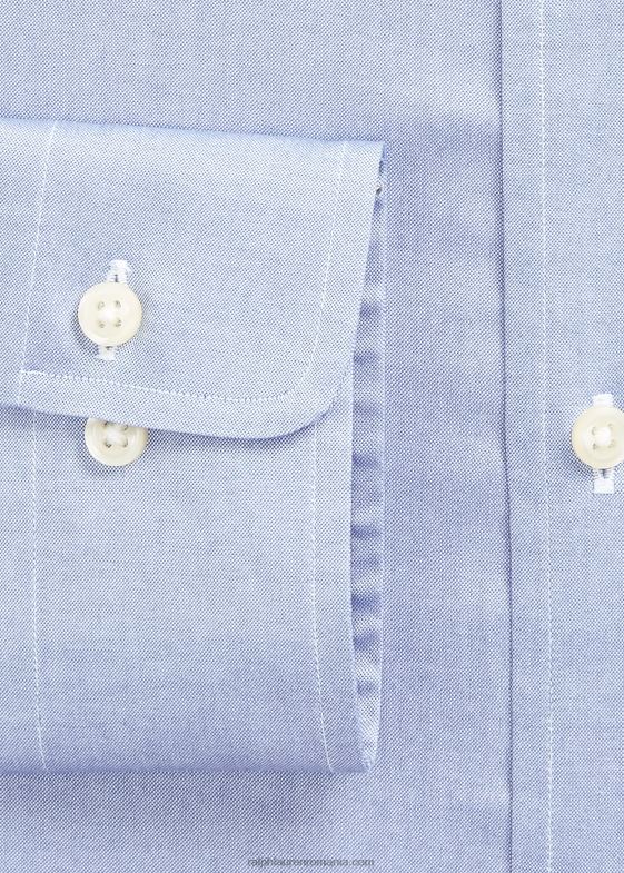 albastru alb bărbați Ralph Lauren cămașă oxford slim fit, ușor de întreținut 046881042