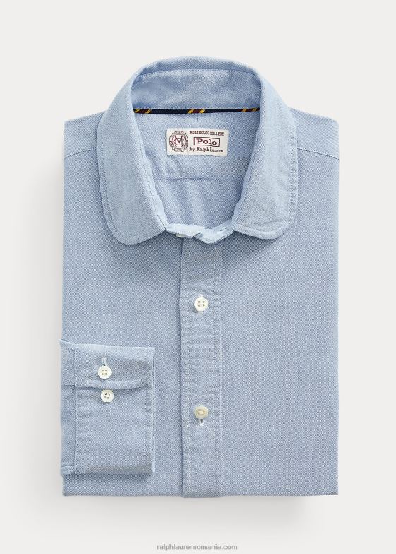 albastru bărbați Ralph Lauren cămașă monogramă din colecția Morehouse 046881283