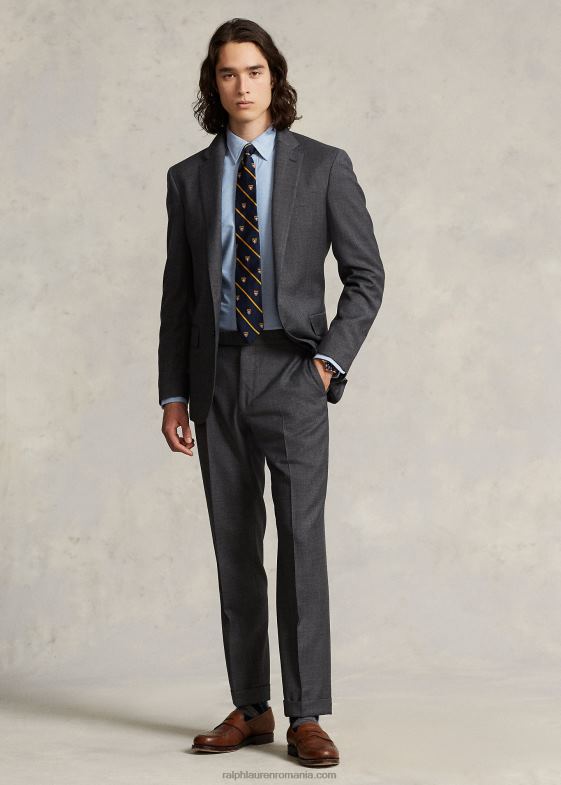 albastru bărbați Ralph Lauren cămașă oxford cu monogram personalizat 04688110