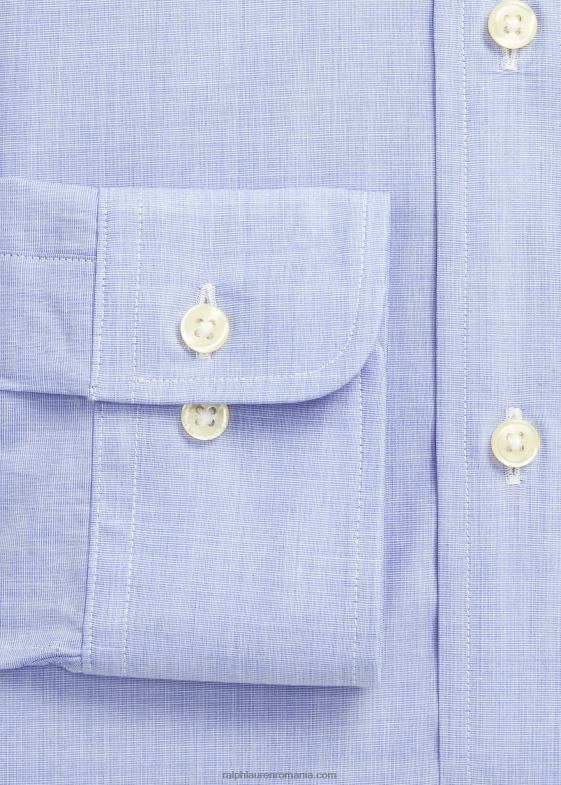 albastru mediteranean bărbați Ralph Lauren cămașă personalizată cap la cap 046881117