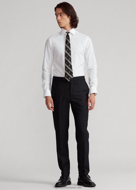 bărbați Ralph Lauren cămașă din poplin regent slim fit 046888671