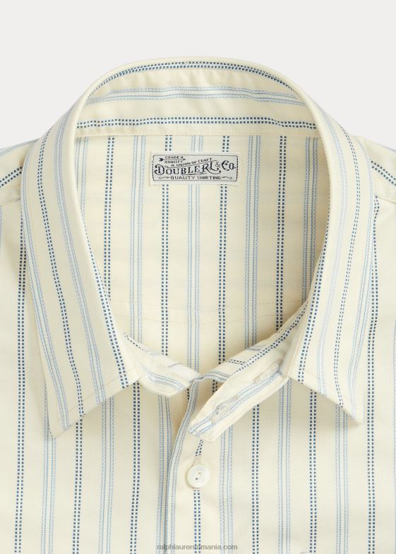 bărbați Ralph Lauren cămașă dobby în dungi slim fit 046881793