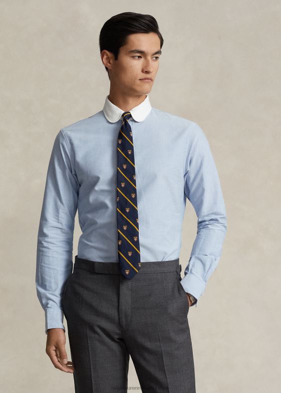 bsr albastru bărbați Ralph Lauren cămașă oxford personalizată 04688958