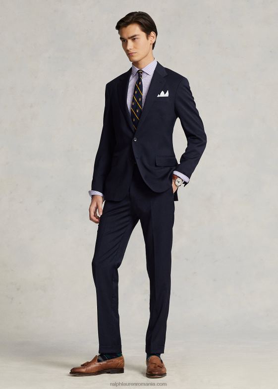 cactus violet/alb bărbați Ralph Lauren cămașă slim din poplin cu carouri 04688743