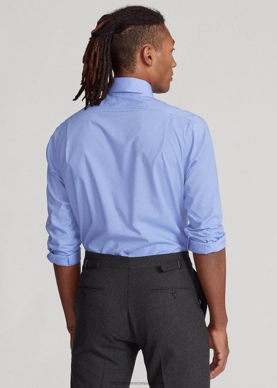 copen blue bărbați Ralph Lauren cămașă din poplin regent personalizată 04688820