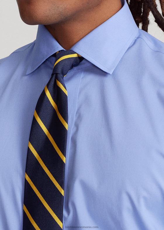 copen blue bărbați Ralph Lauren cămașă din poplin regent personalizată 04688820