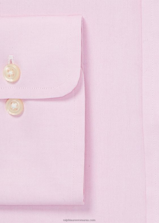 roz/alb bărbați Ralph Lauren cămașă oxford slim fit, ușor de întreținut 046881043