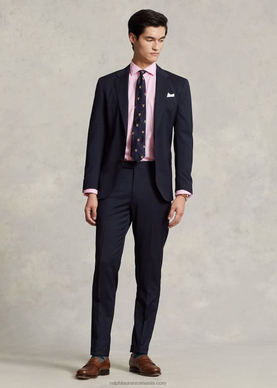 trandafir/alb bărbați Ralph Lauren cămașă din poplin cu dungi slim fit 04688380