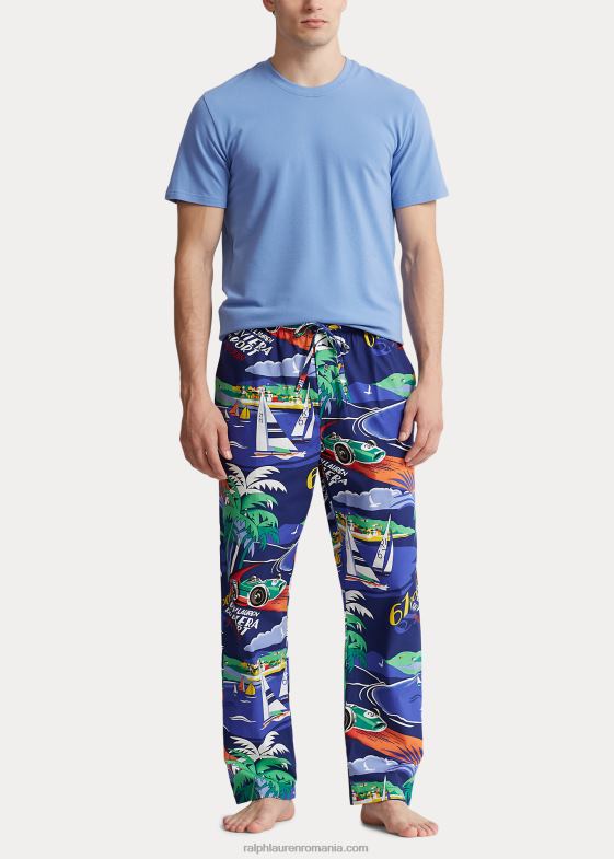 harbour island albastru/marin bărbați Ralph Lauren cămașă de somn tricotată 046888549