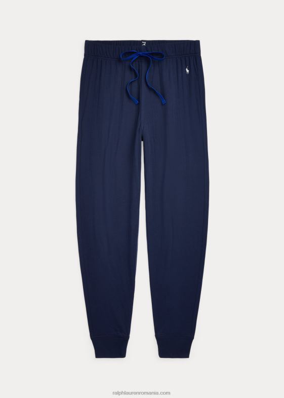 marina de croazieră/argintiu bărbați Ralph Lauren Jogger pentru somn cu tăiere în contrast 04688697