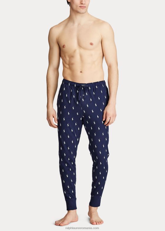 marina de croazieră bărbați Ralph Lauren pantaloni de jogging din jerseu de bumbac 046881633