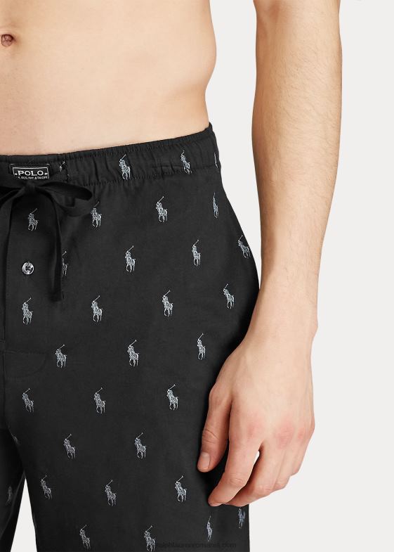 negru/gri activ bărbați Ralph Lauren semnătură ponei somn scurt 046881499