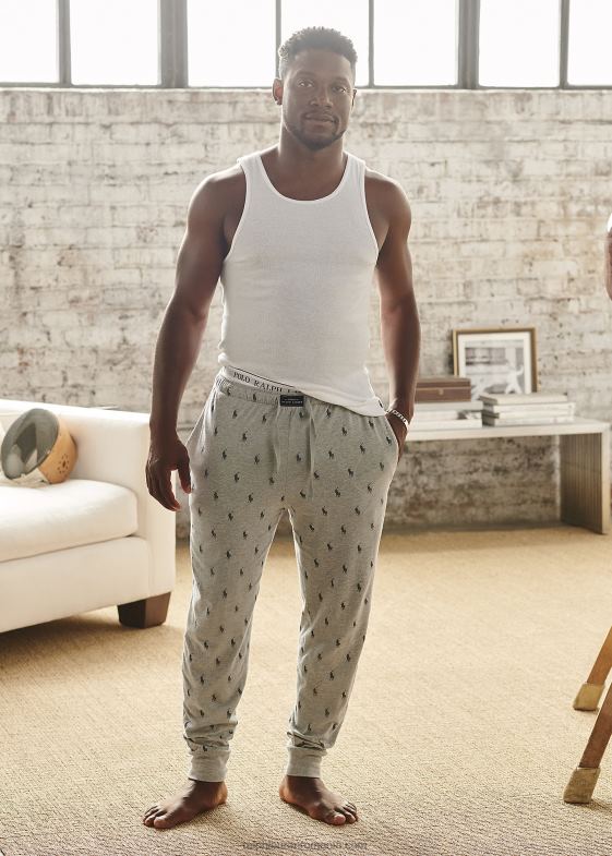 si peste erica/marina bărbați Ralph Lauren Jogger de somn din bumbac de ponei 04688610