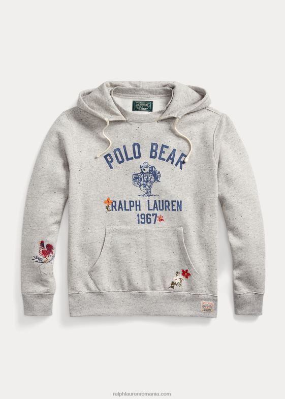 brooklyn heather bărbați Ralph Lauren hanorac din lână urs polo 046888484