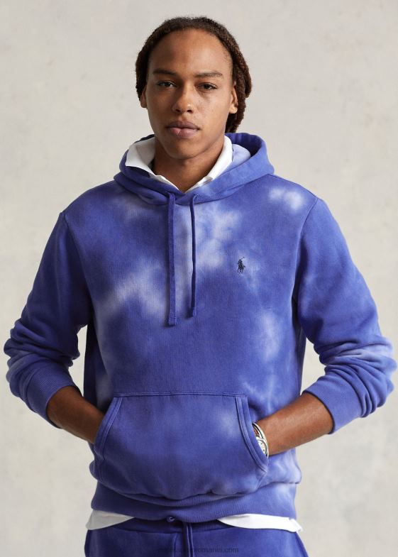 city ​​royal multi bărbați Ralph Lauren hanorac din fleece tie-dye 046881257