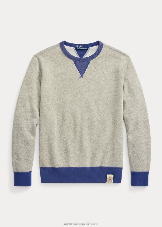 loft heather/old royal bărbați Ralph Lauren hanorac bicolor din fleece 046881133