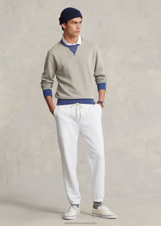loft heather/old royal bărbați Ralph Lauren hanorac bicolor din fleece 046881133
